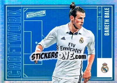 Sticker Gareth Bale - Aficionado Soccer 2017 n. C-60 - Panini