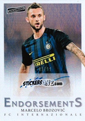 Sticker Marcelo Brozovic - Aficionado Soccer 2017 - Panini