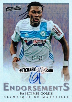 Sticker Bafetimbi Gomis - Aficionado Soccer 2017 n. E-33 - Panini