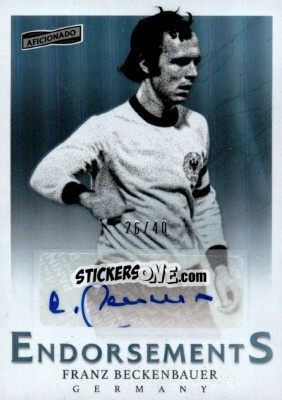 Sticker Franz Beckenbauer - Aficionado Soccer 2017 n. E-41 - Panini