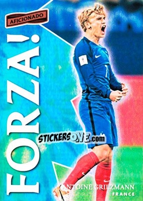 Sticker Antoine Griezmann - Aficionado Soccer 2017 n. F-7 - Panini