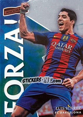 Sticker Luis Suarez - Aficionado Soccer 2017 n. F-9 - Panini
