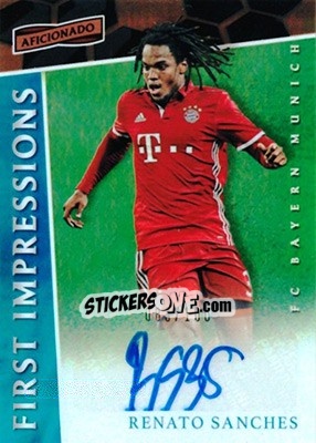 Sticker Renato Sanches - Aficionado Soccer 2017 n. FI-1 - Panini