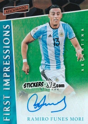 Sticker Ramiro Funes Mori - Aficionado Soccer 2017 - Panini