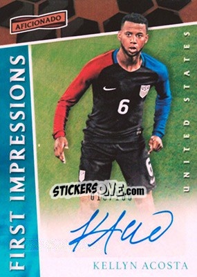 Sticker Kellyn Acosta - Aficionado Soccer 2017 n. FI-9 - Panini