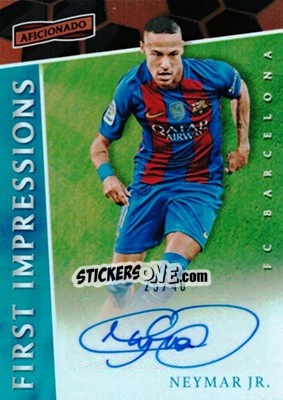 Sticker Neymar Jr - Aficionado Soccer 2017 n. FI-15 - Panini