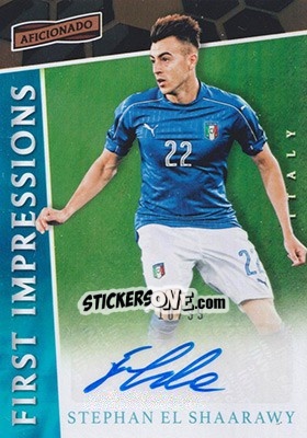 Sticker Stephan El Shaarawy - Aficionado Soccer 2017 n. FI-18 - Panini