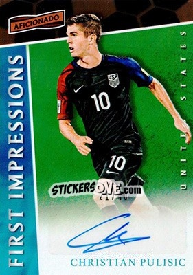 Sticker Christian Pulisic - Aficionado Soccer 2017 n. FI-25 - Panini