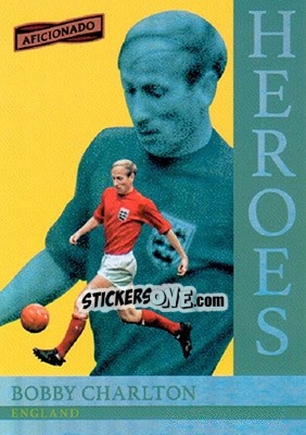 Sticker Bobby Charlton - Aficionado Soccer 2017 n. H-2 - Panini