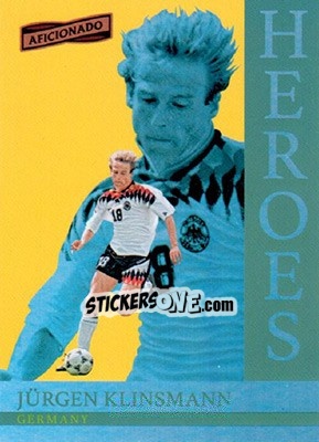 Sticker Jurgen Klinsmann - Aficionado Soccer 2017 n. H-10 - Panini
