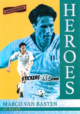 Sticker Marco van Basten - Aficionado Soccer 2017 n. H-11 - Panini