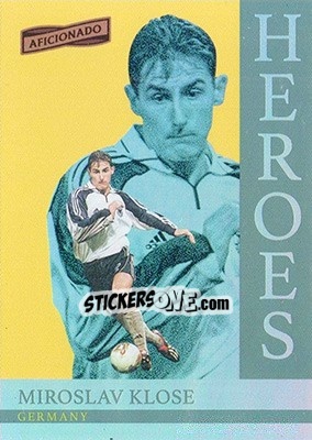 Sticker Miroslav Klose - Aficionado Soccer 2017 n. H-12 - Panini