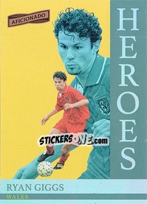 Sticker Ryan Giggs - Aficionado Soccer 2017 n. H-17 - Panini