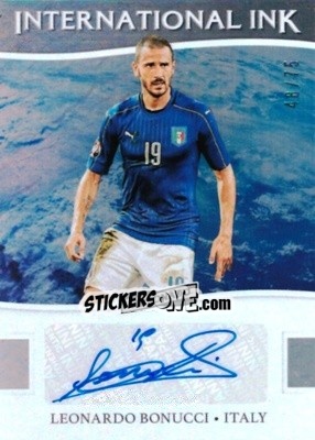Sticker Leonardo Bonucci - Aficionado Soccer 2017 n. II-1 - Panini