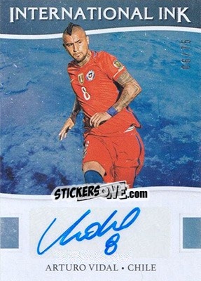Sticker Arturo Vidal - Aficionado Soccer 2017 n. II-2 - Panini