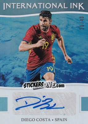 Sticker Diego Costa - Aficionado Soccer 2017 n. II-17 - Panini