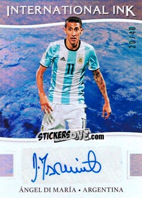 Sticker Angel Di Maria - Aficionado Soccer 2017 n. II-20 - Panini