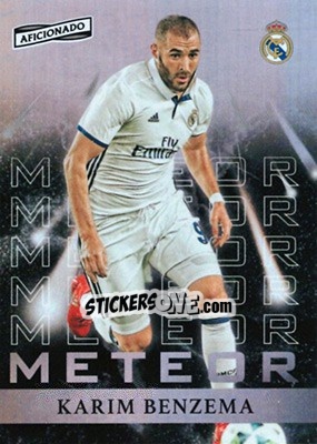 Sticker Karim Benzema - Aficionado Soccer 2017 n. M-5 - Panini