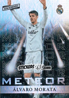 Sticker Alvaro Morata - Aficionado Soccer 2017 - Panini