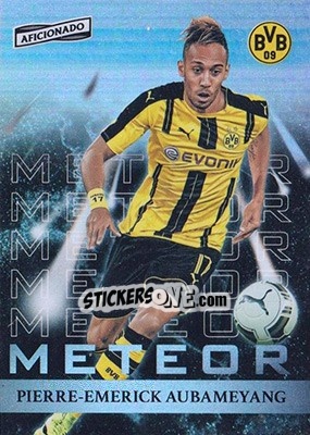 Figurina PierreEmerick Aubameyang - Aficionado Soccer 2017 - Panini