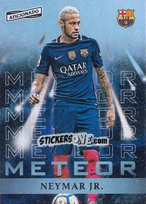Sticker Neymar Jr - Aficionado Soccer 2017 n. M-22 - Panini