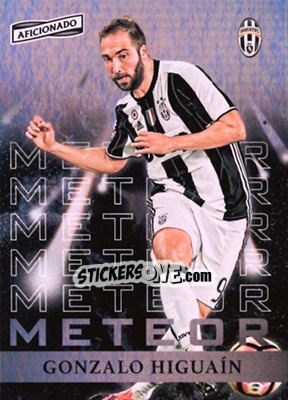 Sticker Gonzalo Higuain - Aficionado Soccer 2017 n. M-23 - Panini