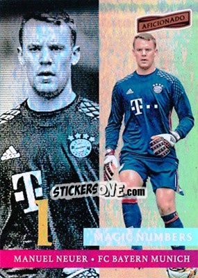 Sticker Manuel Neuer - Aficionado Soccer 2017 n. MN-1 - Panini