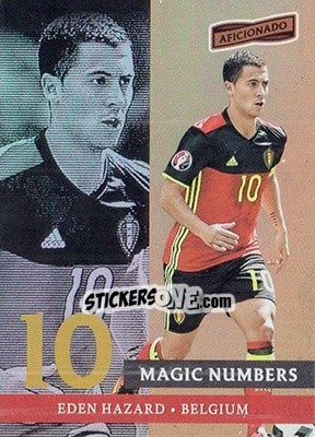 Sticker Eden Hazard - Aficionado Soccer 2017 n. MN-4 - Panini