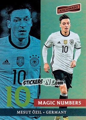 Sticker Mesut Ozil - Aficionado Soccer 2017 n. MN-6 - Panini