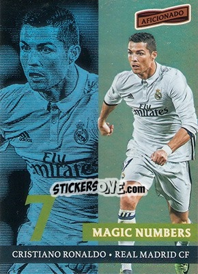 Sticker Cristiano Ronaldo - Aficionado Soccer 2017 n. MN-7 - Panini