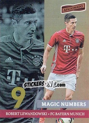 Sticker Robert Lewandowski - Aficionado Soccer 2017 n. MN-9 - Panini