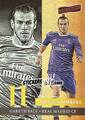 Sticker Gareth Bale - Aficionado Soccer 2017 n. MN-11 - Panini