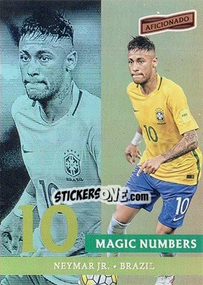 Sticker Neymar Jr - Aficionado Soccer 2017 n. MN-12 - Panini