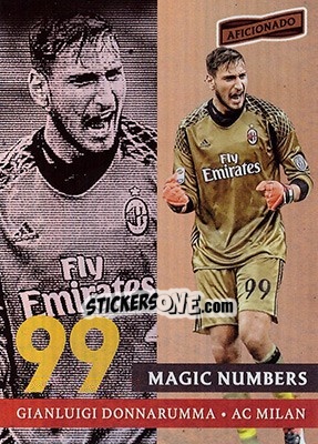 Sticker Gianluigi Donnarumma - Aficionado Soccer 2017 n. MN-15 - Panini
