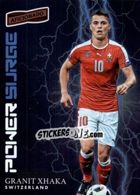 Sticker Granit Xhaka - Aficionado Soccer 2017 n. PS-2 - Panini