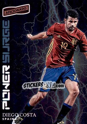 Sticker Diego Costa - Aficionado Soccer 2017 n. PS-3 - Panini