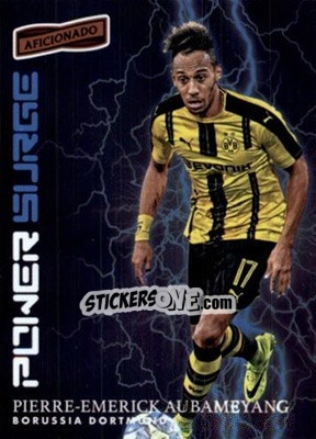 Sticker PierreEmerick Aubameyang - Aficionado Soccer 2017 - Panini