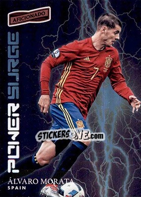 Sticker Alvaro Morata - Aficionado Soccer 2017 n. PS-10 - Panini