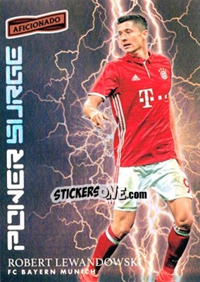 Sticker Robert Lewandowski - Aficionado Soccer 2017 n. PS-19 - Panini