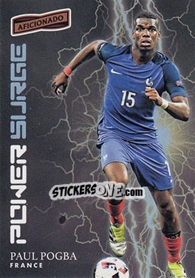 Sticker Paul Pogba - Aficionado Soccer 2017 n. PS-20 - Panini