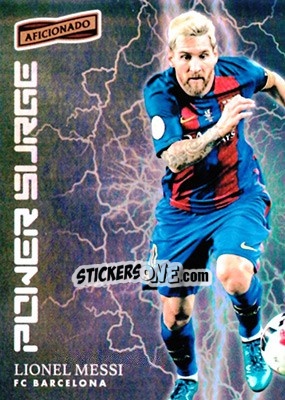 Sticker Lionel Messi - Aficionado Soccer 2017 n. PS-22 - Panini