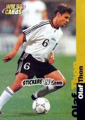 Sticker Olaf Thon - Wm 1998 Cards n. 4 - Panini
