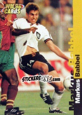 Sticker Markus Babbel - Wm 1998 Cards n. 5 - Panini