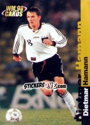 Sticker Dietmar Hamann - Wm 1998 Cards n. 8 - Panini