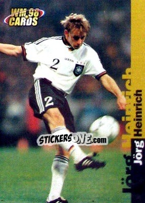 Sticker Jorg Heinrich - Wm 1998 Cards n. 9 - Panini