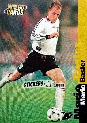 Sticker Mario Basler - Wm 1998 Cards - Panini