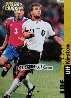 Sticker Ulf Kirsten - Wm 1998 Cards n. 16 - Panini