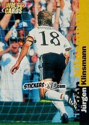 Sticker Jurgen Klinsmann - Wm 1998 Cards n. 17 - Panini