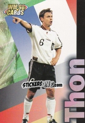 Sticker Olaf Thon - Wm 1998 Cards - Panini