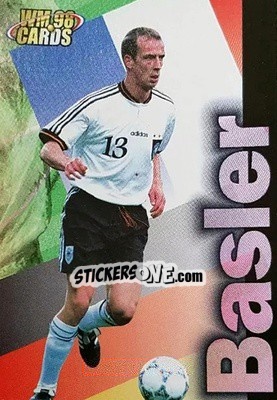 Sticker Mario Basler - Wm 1998 Cards - Panini